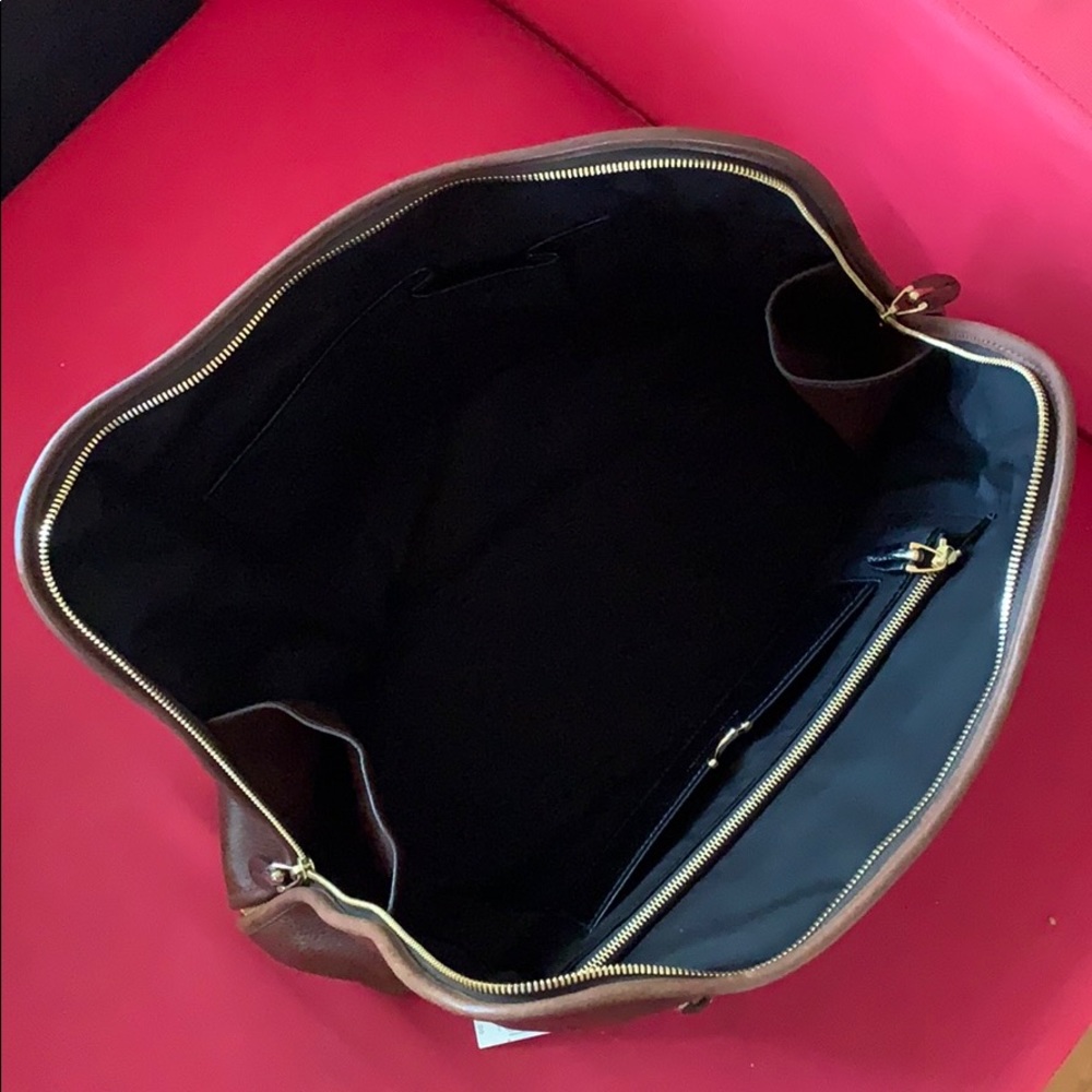 Elie Tahari vintage style leather doctor bag purse - Picture 6 of 16